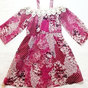 🏷Paisley Off Shoulder Girls Dress